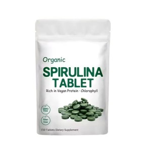 Premium Organic 2000mg Spirulina Chlorella Tablets Custom OEM/ODM Bulk Vegan Superfood Supplement for Adults Vitamins