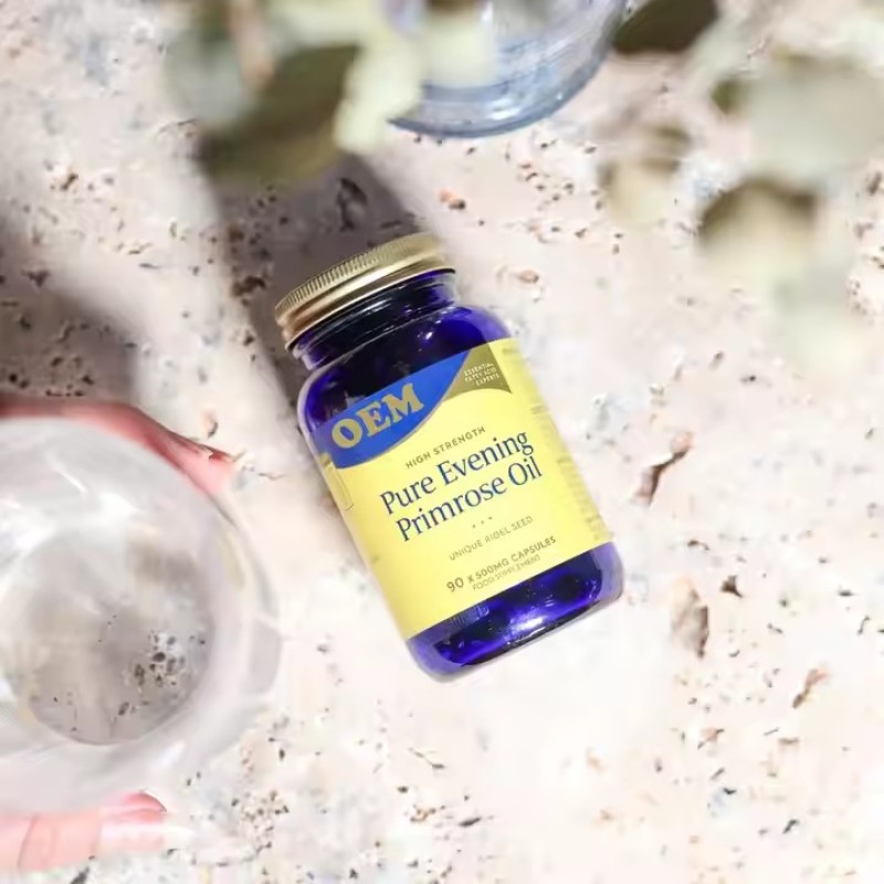 Organic Natural Supplement 500mg & 1000mg Evening Primrose Oil Softgel Capsules Natural Health Booster