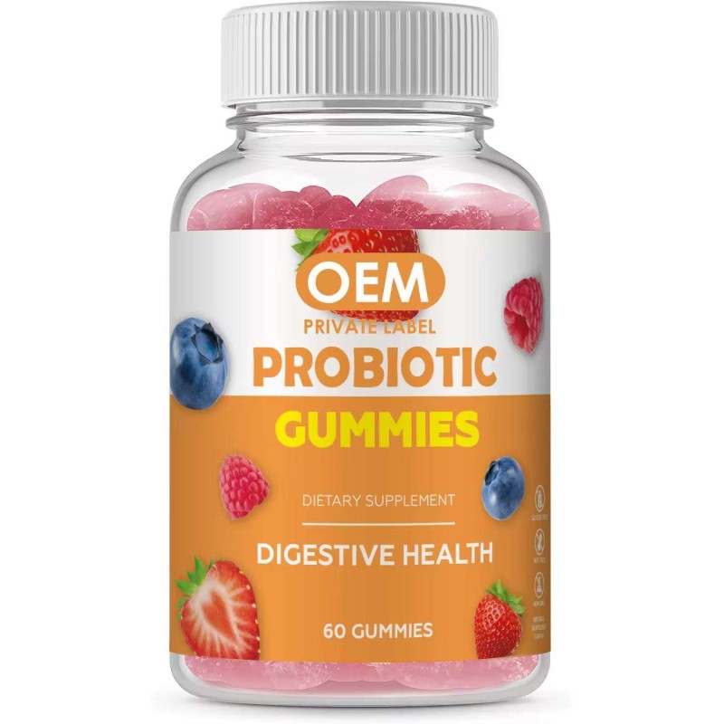 OEM Women's Probiotic Gummies with Lactobacillus & Cranberry - Urinary Tract & Vaginal Health, Digestive Balance Supplement