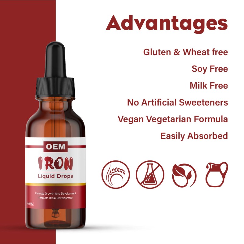 Vegan Iron Supplements for Children , Easy Absorption & Growth Promotion, Daily Nutrition