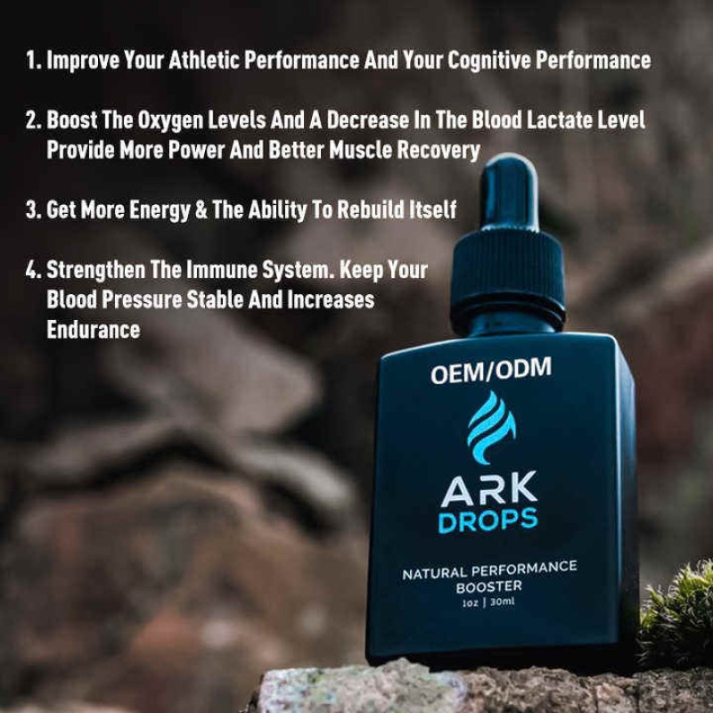ODM Private Label Energy Oral Drops - Natural Workout Booster with Fast Absorption for Sports Performance & Vitality