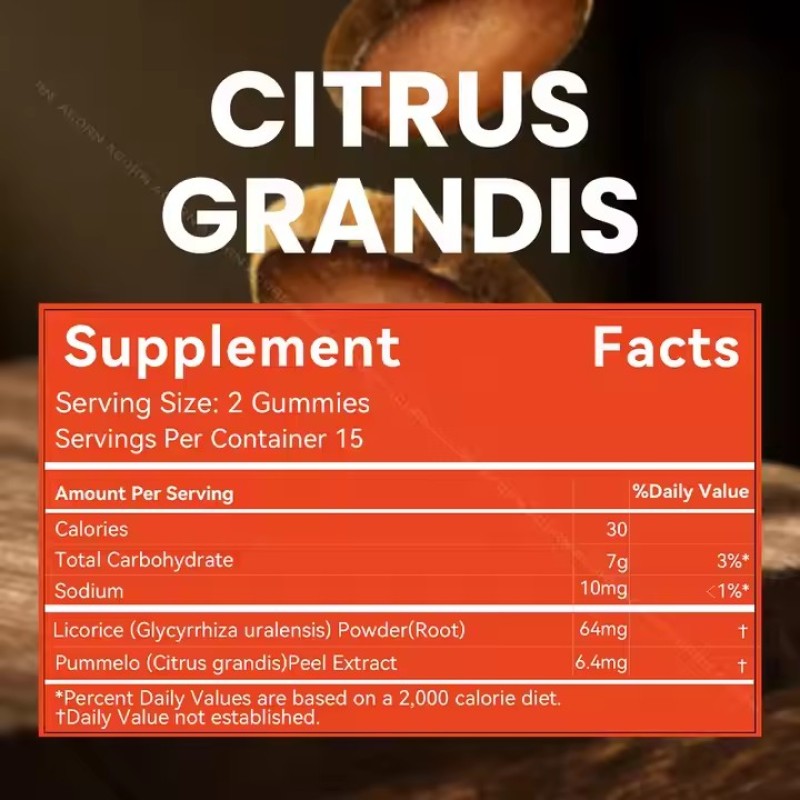 Customizable Logo/Packaging for Trendy Citrus Gummies Mixed Flavors Individually Wrapped Healthcare Supplement