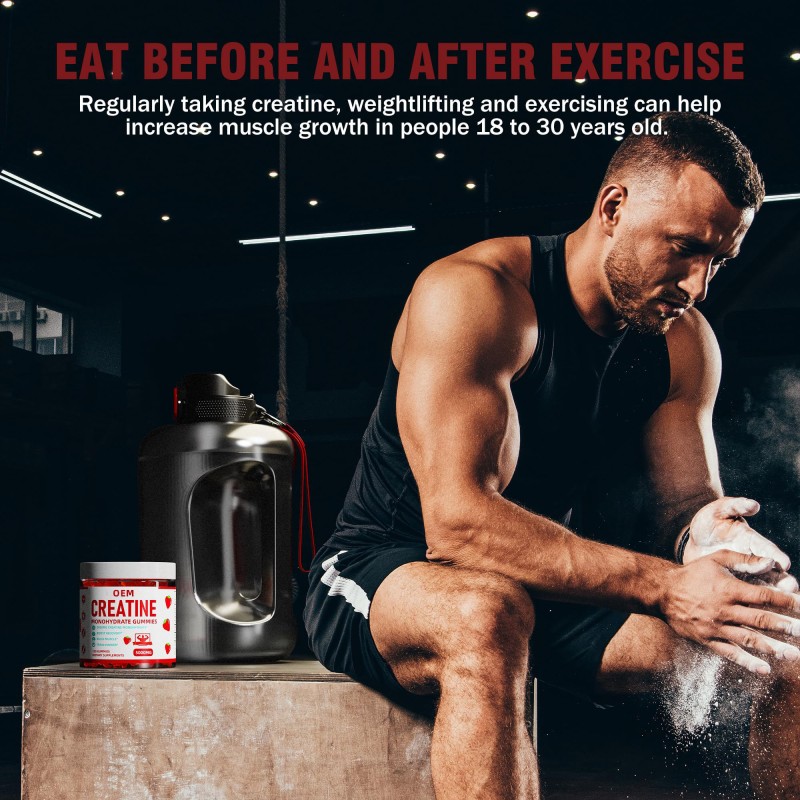 Pure Natural Hydrate Nutrition, Exercise Creatine Soft Candy Before Exercise, Vegan Enthusiast Type