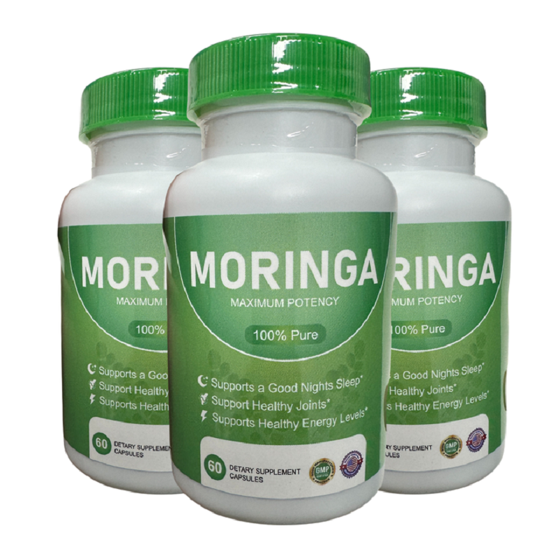 OEM/ODM Moringa Extract Capsules Health Supplements for Adults to Promote Digestion Not for Pregnant Women