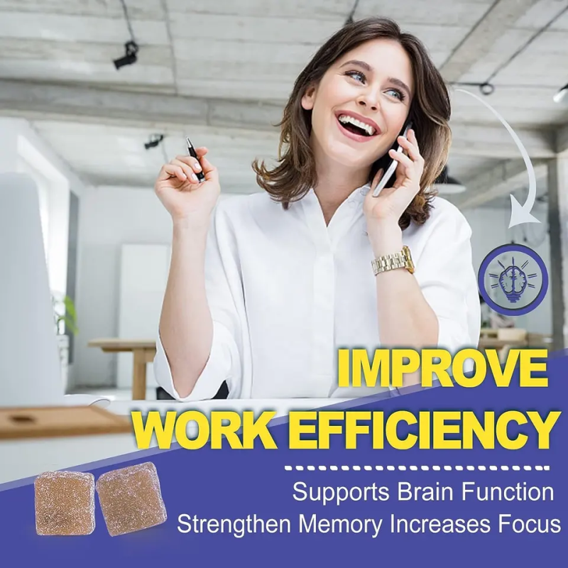 L Tyrosine L Theanine Ashwagandha Gummies for Stress Relief Mood Support Focus Boost Adults & Students Dietary Supplement