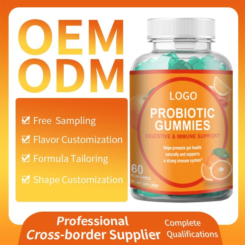 OEM/ODM Probiotic Gummies for Gut Health Support - Sugar Free Digestive Enzymes Supplement for Adults