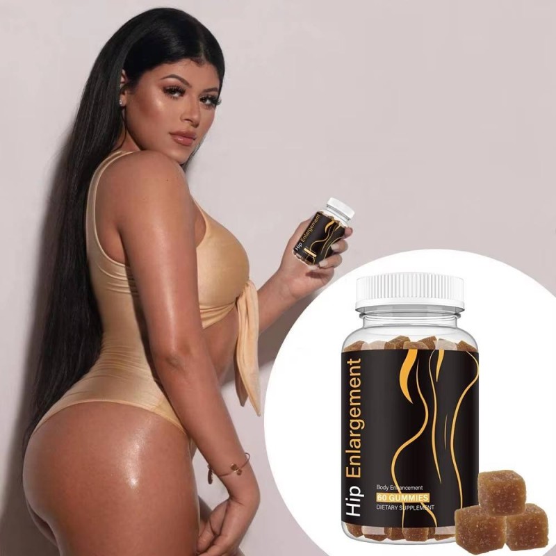 Natural Body Enhancement Gummies with Herbal Extracts 60 Count for Adults to Enhance Curves Firmness Not for Pregnant Women