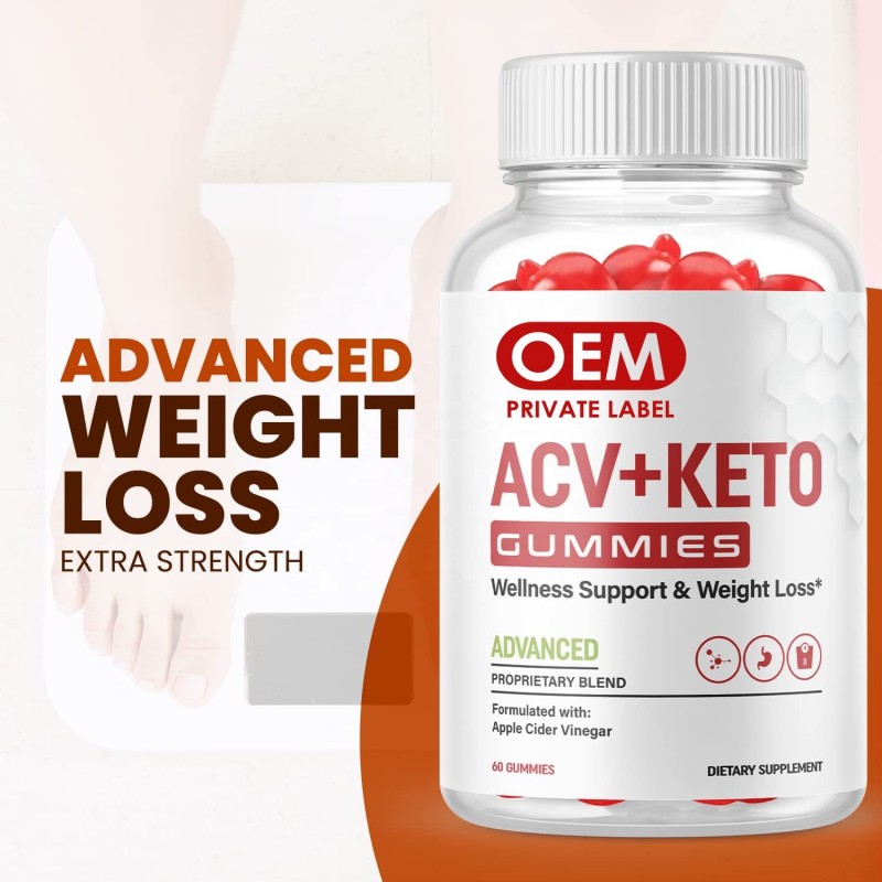 Vegan Keto BHB + ACV Dual Gummies with Pomegranate - Organic Weight Management Formula for Adults