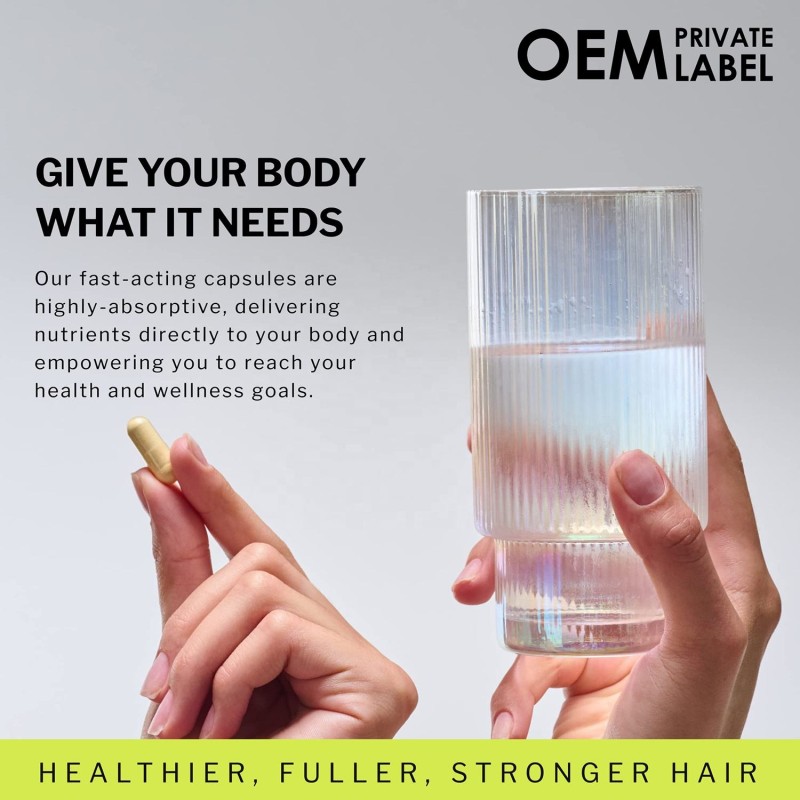 Hair Growth Supplement DHT Blocker Capsules with Biotin & Saw Palmetto for Strong, Healthy Hair  Vegan Hair Vitamins