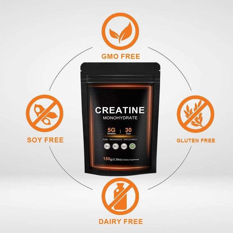 Premium Micronized Creatine Monohydrate Powder - Pure 5G/Serving for Muscle & Strength