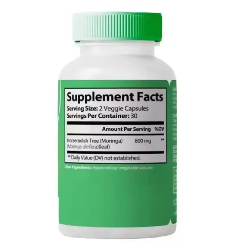 OEM/ODM Moringa Extract Capsules Health Supplements for Adults to Promote Digestion Not for Pregnant Women