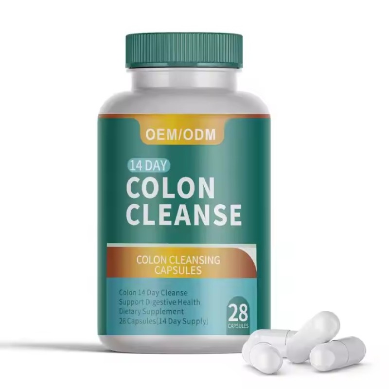 OEM Colon Cleanser & Detox Capsules Feel Lighter Colon Cleanse Capsule Colon Broom & Detox for Adult Weight Management