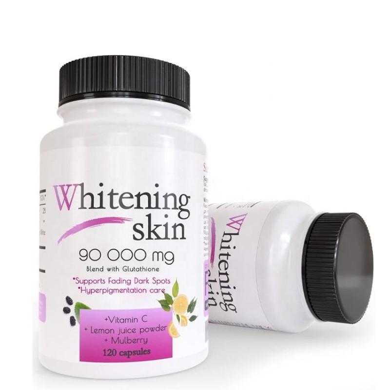 Skin Whitening Pills - 1500mg Per Serving, Melanin Reduction for Face & Body Brightening