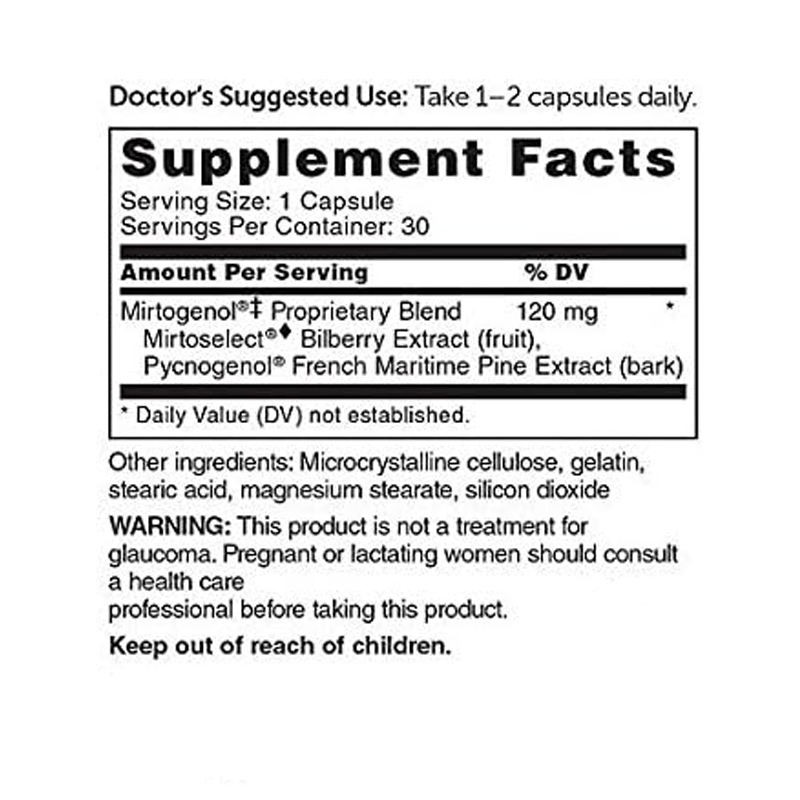 Mirtogenol Proprietary Blend  Supports Eye Health & Vision Clarity, Reduces Eye Fatigue