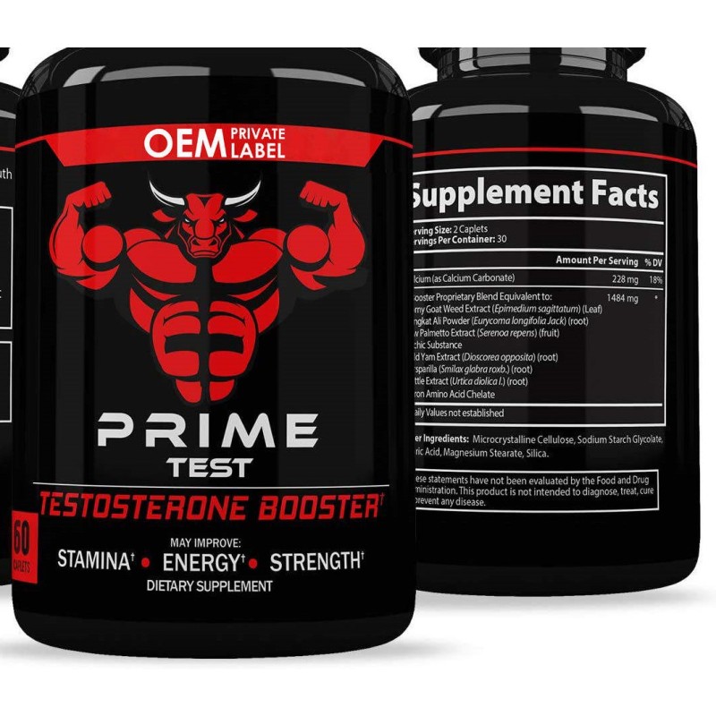 Natural Hormone Balance Capsules - Energy & Vitality Support, Daily Wellness for Adult Males