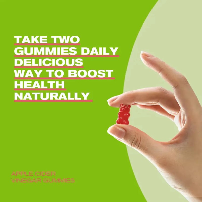 Apple Cider Vinegar Weight Loss Gummies | Vitamins & Fiber Slimming Supplement | Reduce Bloating & Burn Fat for Women Adults