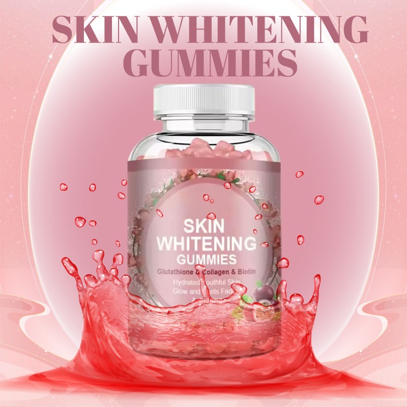 Collagen Biotin Gummies for Adults Beauty and Antioxidant Support Skin Whitening and Glow Supplement in Convenient Candy Form