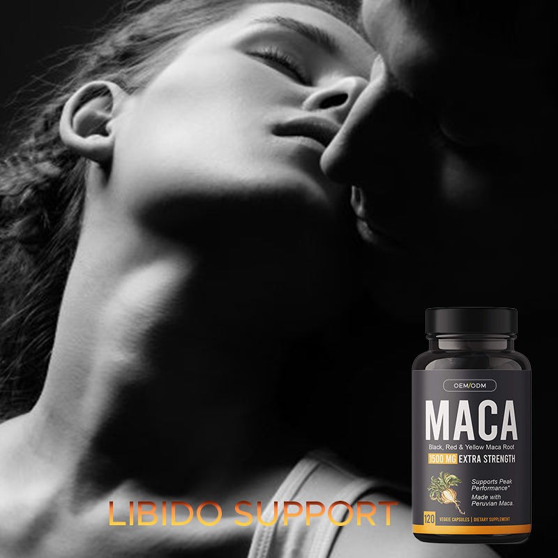OEM Organic Maca Root Capsules 1500mg - Mood, Hormonal & Libido Support for Men & Women