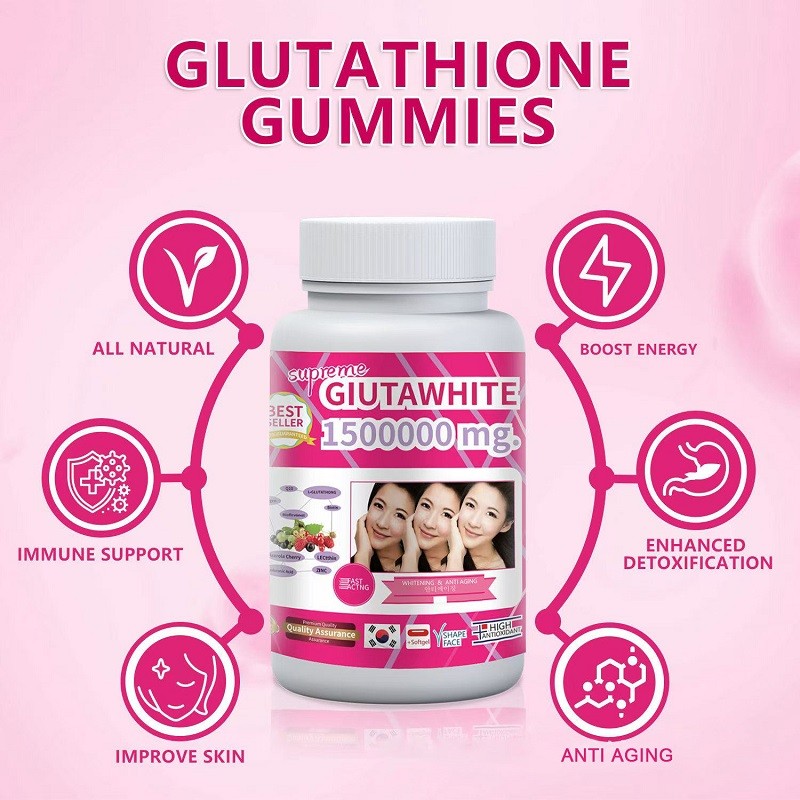 Gluten-free White Soft Capsules Effective Collagen Whitening Supplement Improve Skin Tone and Remove Spots