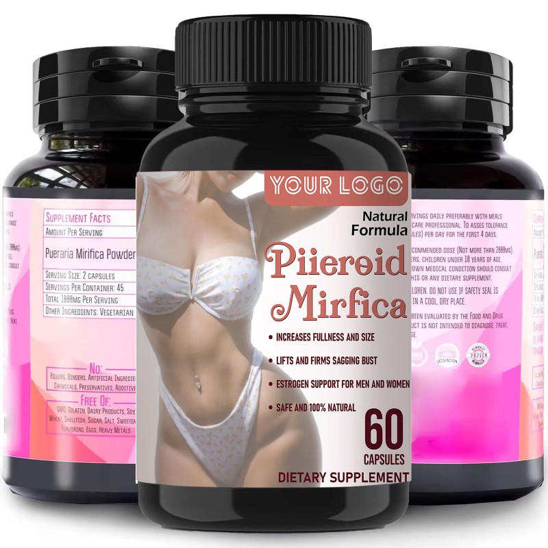 Pueraria Mirifica Breast Enlargement Capsules | Natural Estrogen Supplement for Women | Breast Enhancement & Menopausal Relief
