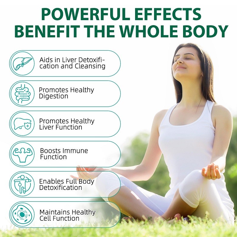 Liver Health Support Liquid Supplement Liver Detox and Cleansing Drops with Milk Thistle Herbal Extract Vegan