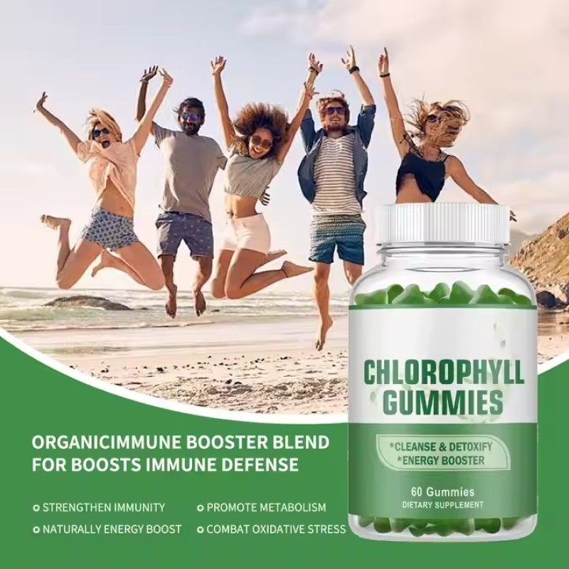 Natural Chlorophyll Soft Candy Energy Enhancer Immune Support Internal Deodorant Detox Quick Absorption