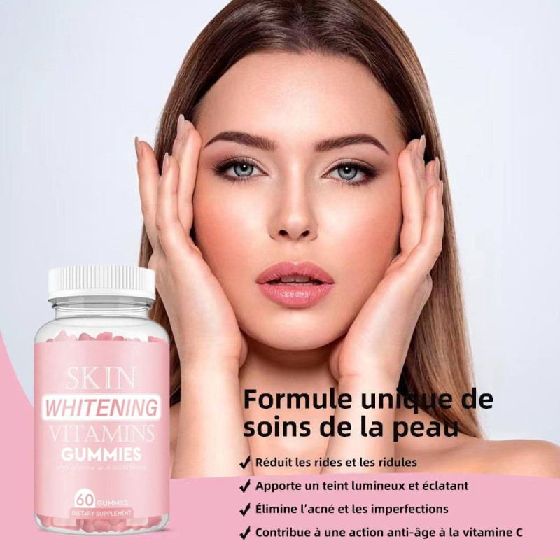 OEM/ODM Marine Collagen Gummies (3000mg) for Skin Whitening & Anti-Aging - Sugar-Free Supplement for Women & Adults