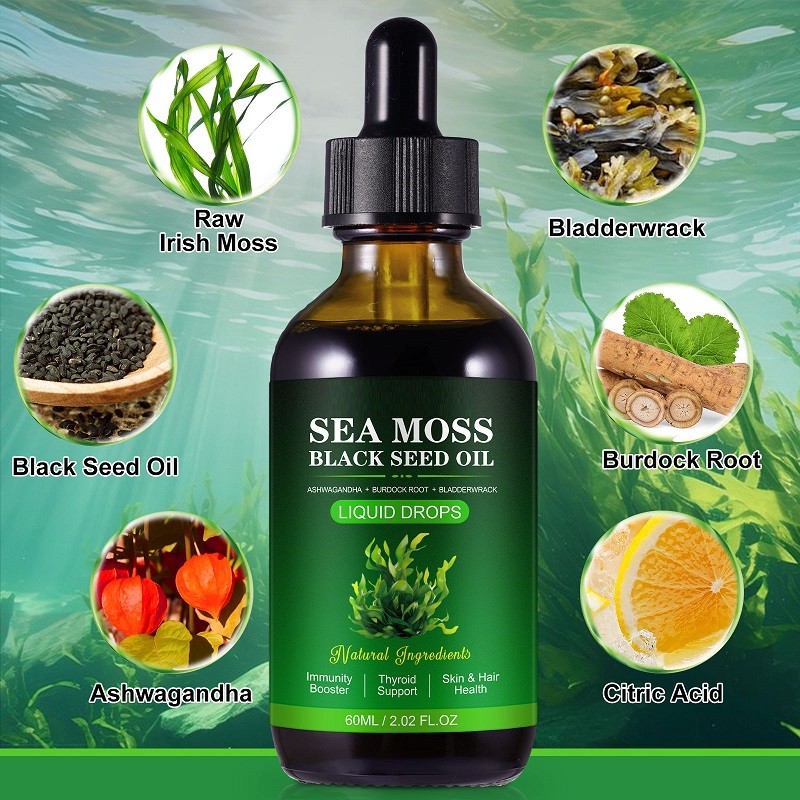 Seaweed Extract Tincture Herbal Supplement Irish Seaweed Liquid Tincture for Digestive Health Immune Health