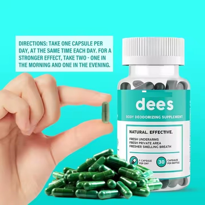 High Quality OEM Private Label Body Magic Chlorophyll Capsules With Organic Parsley Leaf