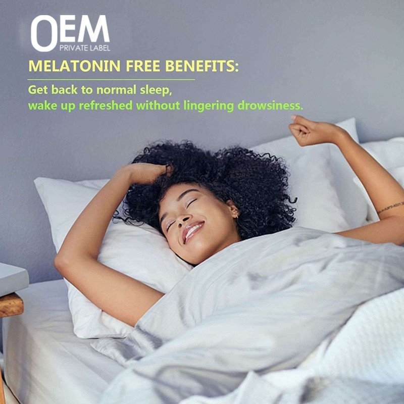 Hot-Selling Melatonin-Free Sleep Aid Gummies - Lemon Flavor, Promotes Restful Sleep & Relaxes Mood