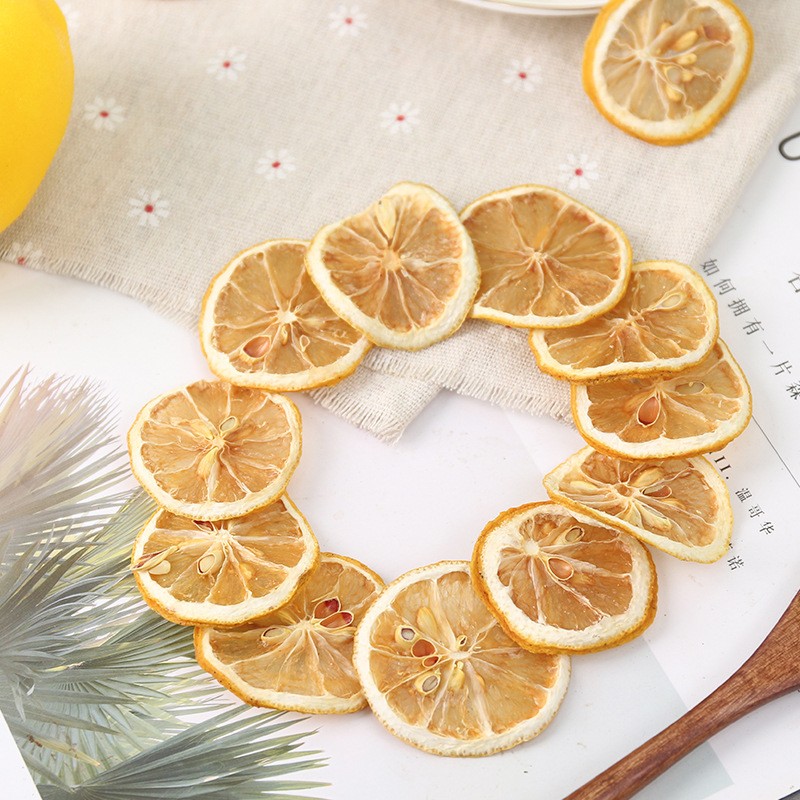 High Quality Wholesale Freeze-Dried Lemon Slices Sweet Preserved Small Bags Dehydrated Lemons for Global Market