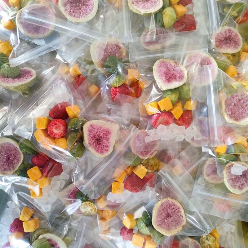 OEM Individual Bags Packing Fresh Fruit Tea Hot Tea Black Tea Rock Sugar No Additives