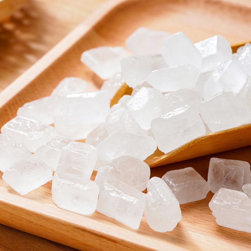 Single Crystal White Rock Sugar 1kg Bulk Customized Bottle Packaging Raw Cane Sugar Liquid Primary  Rock Sugar Crystal