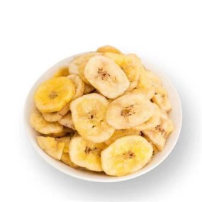 High Quality China Dried Banana Chips Oven-Dried Sweet Banana Slices in Bulk Packaging Freeze-Dried Fruit with Natural Taste