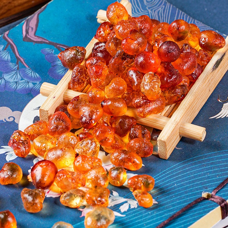 Wholesale Chinese Peach Gum Tao Jiao Skin Sweet Delicious Flavor Factory-Priced Dried Peach Gum Small Bags Beauty Food Beverage