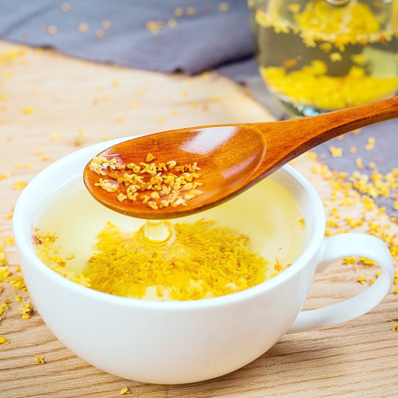 Guangxi Guilin Flavor Sulfur-Free Microwave Dehydrated Freeze-Dried Golden Osmanthus Blooming Tea for Wholesale