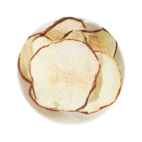 China Factory Direct Healthy Sweet Dried Snow Pear Slices Wholesales Dry Processed Bulk Packaged Tea Preserved Fruit Dehydrated