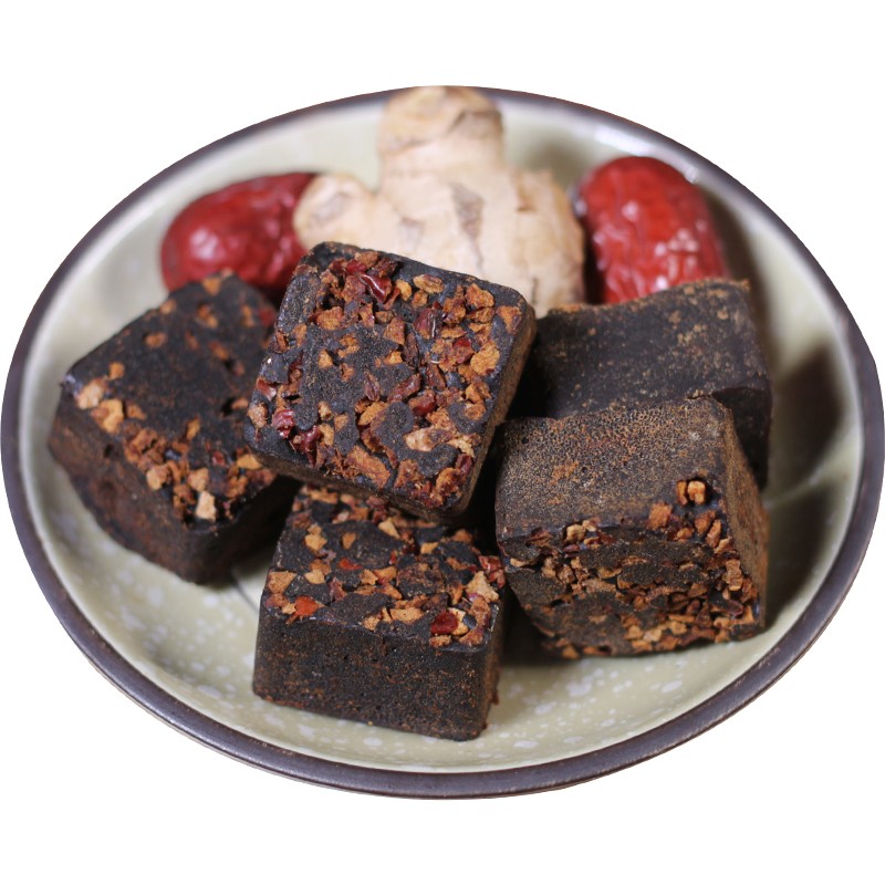 Hot Selling Red Dates and Ginger Asian Black Sugar Black and Gold Raw Sugar