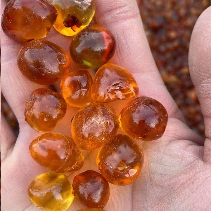 Wholesale Chinese Peach Gum Tao Jiao Skin Sweet Delicious Flavor Factory-Priced Dried Peach Gum Small Bags Beauty Food Beverage