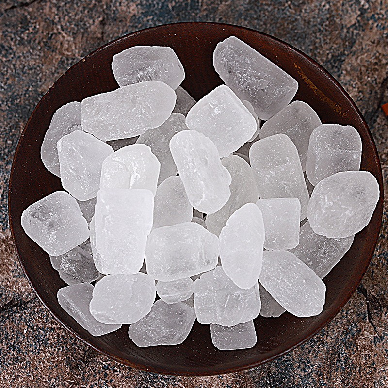 Single Crystal White Rock Sugar 1kg Bulk Customized Bottle Packaging Raw Cane Sugar Liquid Primary  Rock Sugar Crystal