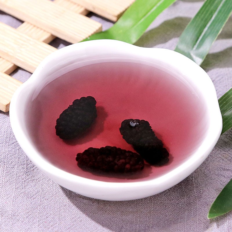 Organic Sun-Dried Mulberries Sweet Taste Bulk Black Mulberries Food Processing Factory Sale Preserved with FD Process Wholesale