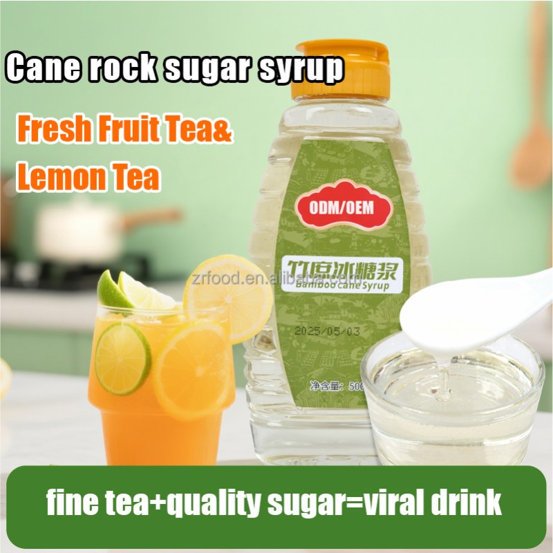 ODM OEM Factory Direct Sale Cane Sugar Flavor Syrup Concentrate Flavored Coffee Dessert HACCP Certified 500ML