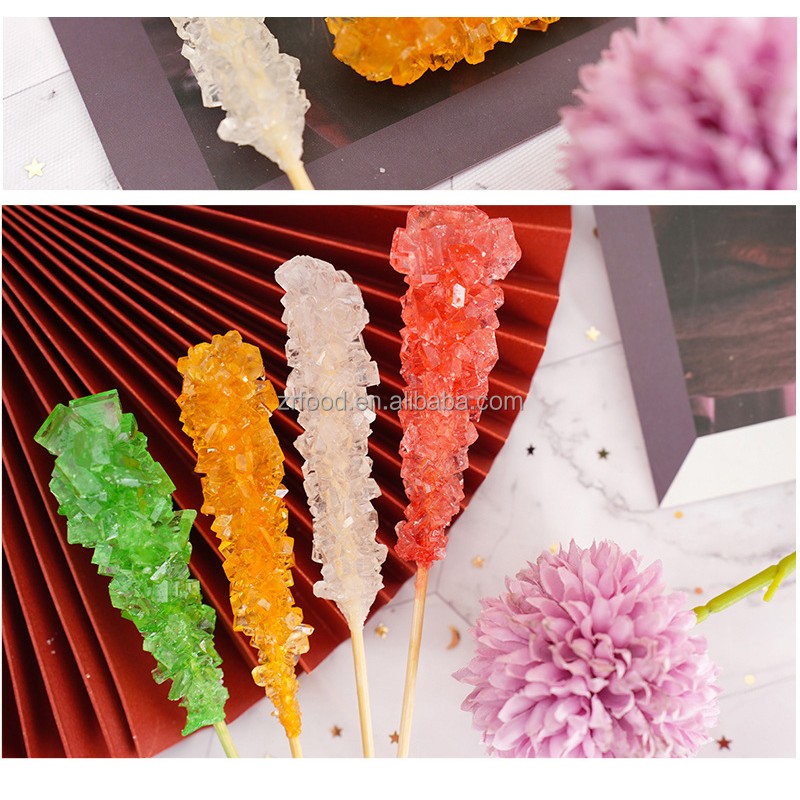 Wholesale Supply Stick Rock Sugar Crystallized Lollipop