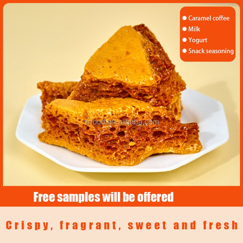 Hot Selling Raw Best Honeycomb Toffee Candy for Drinking Coffee Dessert Decoration