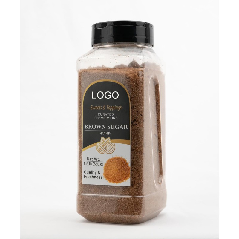 Wholesale Premium Quality Dark Brown Sugar Powder Traditional Chinese Craftsmanship Coffee Seasoning Raw Ground Brown Bag Bottle