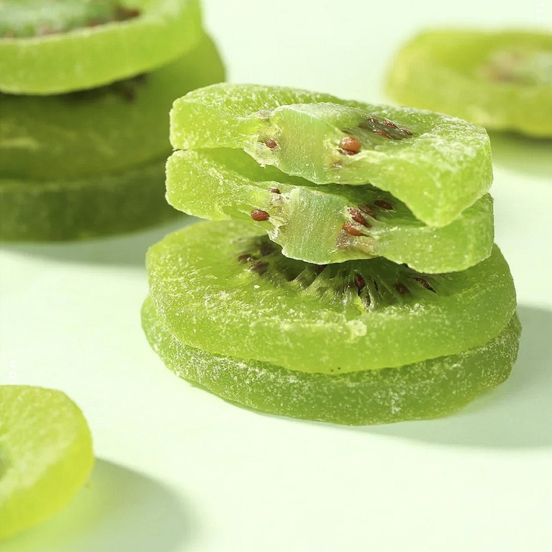 Top Sales Dried Green Kiwi Fruit Snack Whole Sliced Patterns Wonderful Naturally Sweet Sour Taste Great Bulk Excellent Syrup