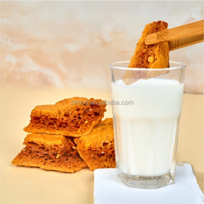 Zhongrun ISO HACCP Certificated Hot Selling Raw Sponge Toffee Brown Sugar Candy for Drinking