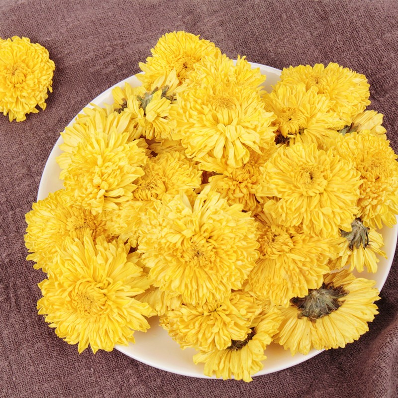 Factory Wholesales Organic Yellow Chrysanthemum Tea Popular Herbal Beverage with Health Benefits Freshly Processed Bag Packaging