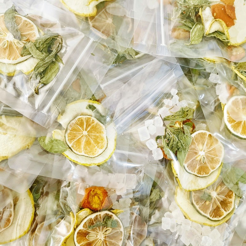 Wholesale Supply Assorted Flower Fruit Grapefruit Green Lime Passion Fruit Tea Mixed Fruits Tea