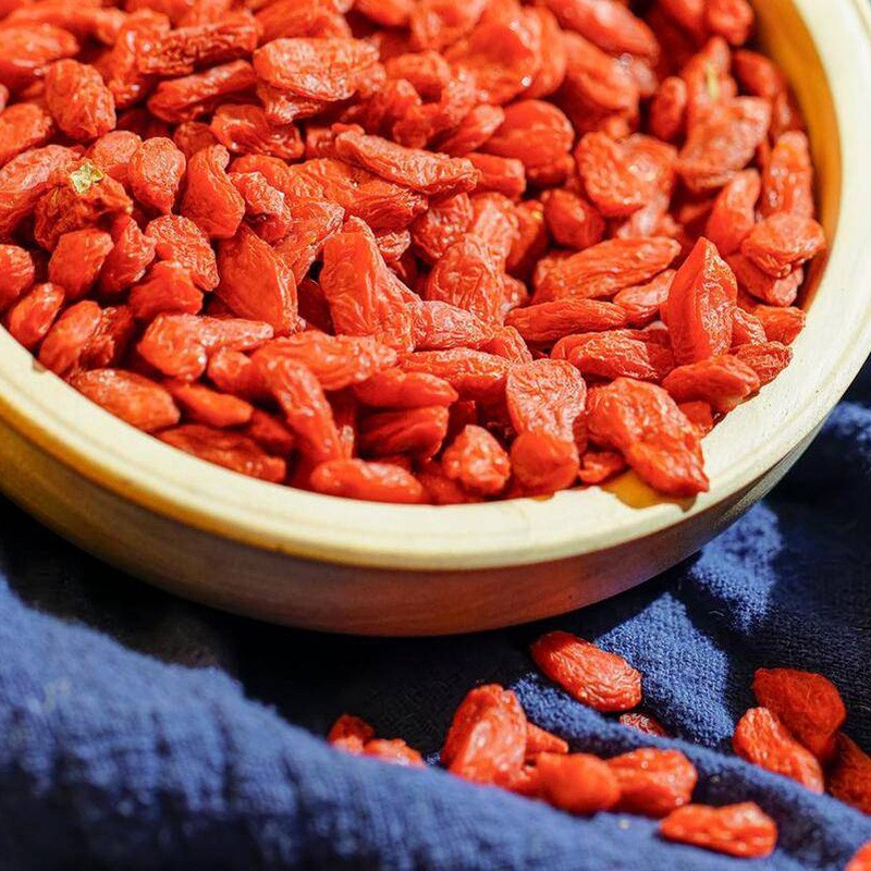 Wholesale High Quality Organic Chinese Dried Red Goji Berries Preserved Wolfberry with Sweet Taste Healthy Food for Humans